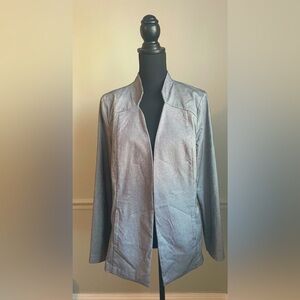 Apt. 9 Grey Rayon Blend Stretch Blazer Jacket Size XL